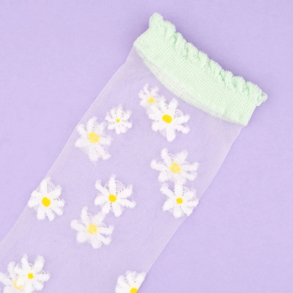 Daisy sheer socks 🌼