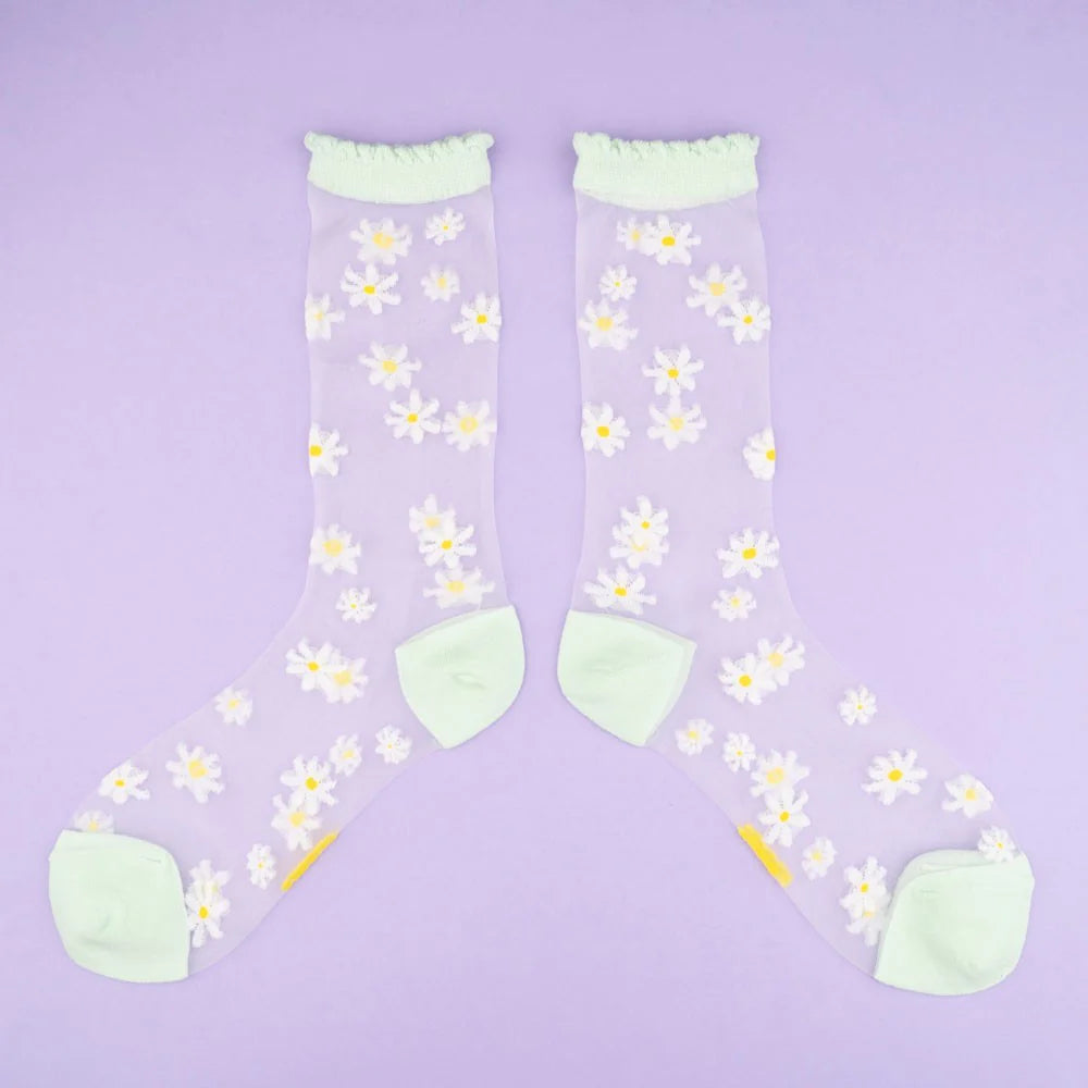 Daisy sheer socks 🌼