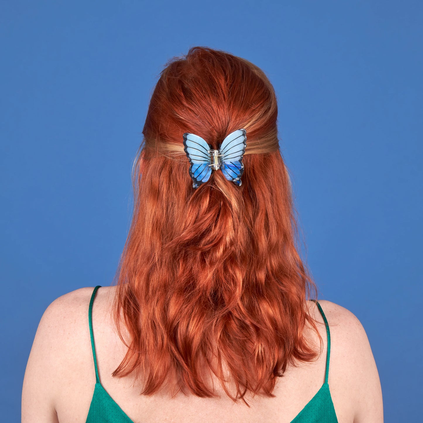Blue butterfly hair claw🦋
