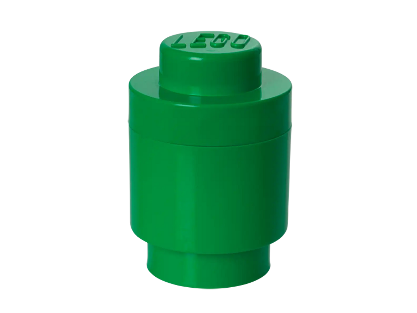 1-Stud Round Storage Brick – Green