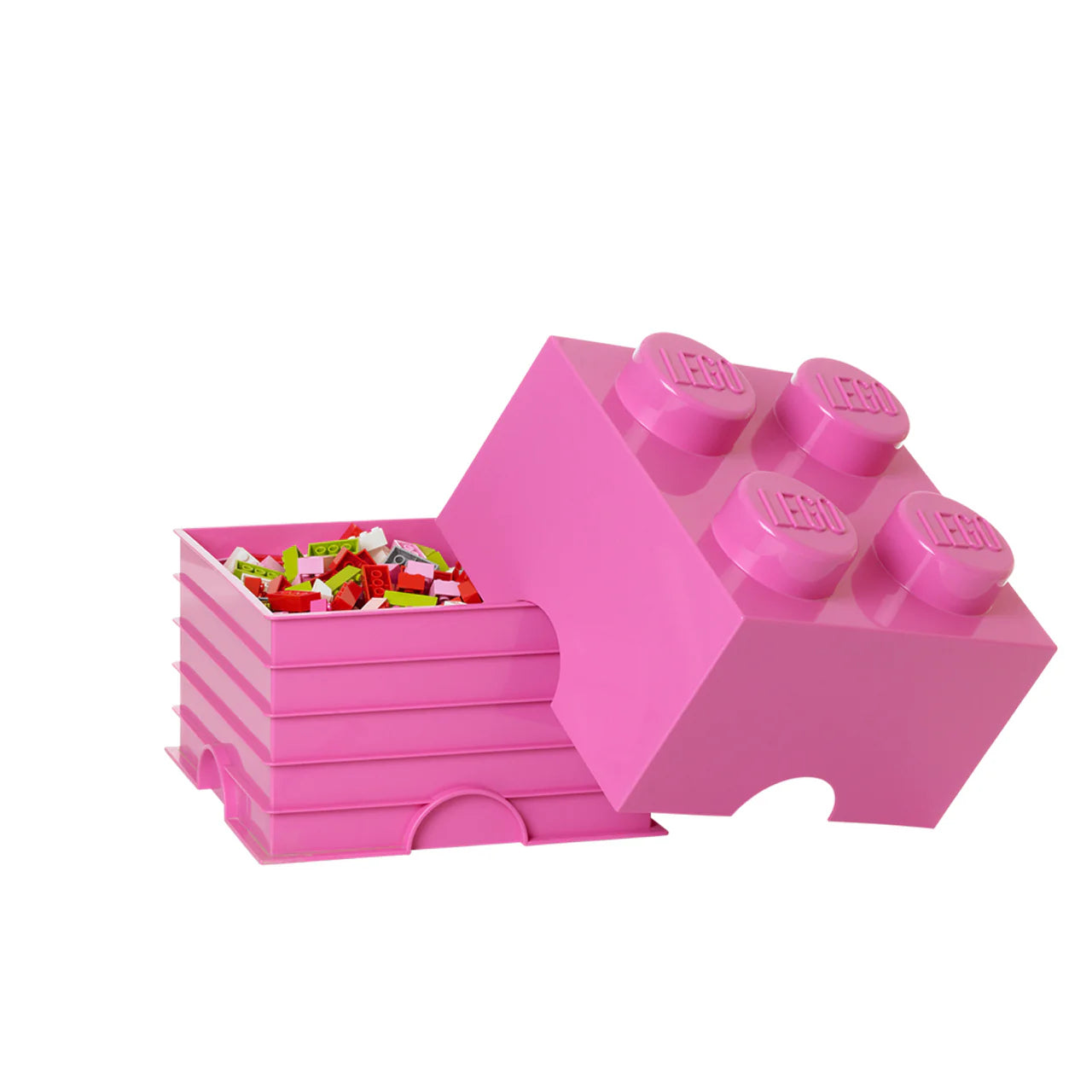 4-Stud Storage Brick – Bright pink