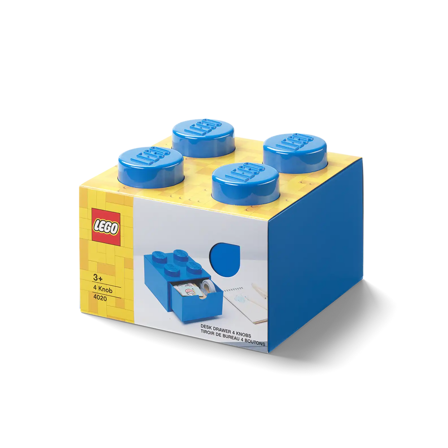 4-Stud Desk Drawer - Blue