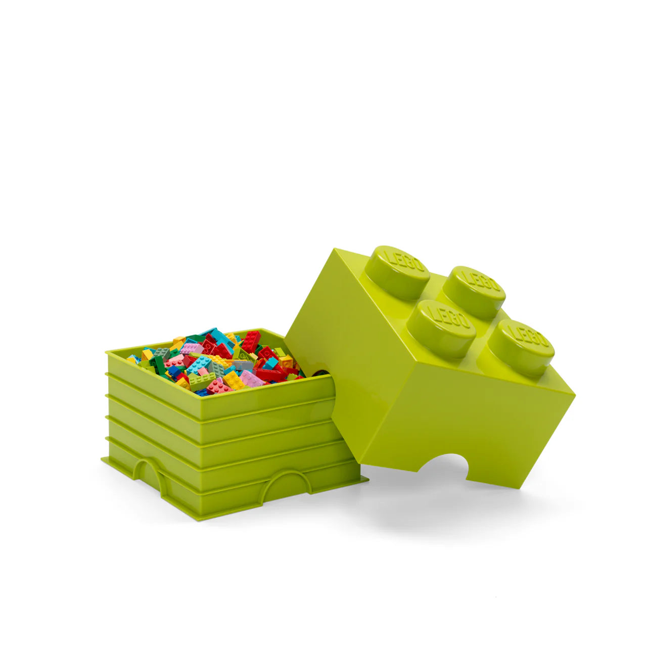 4-Stud Storage Brick – Lime