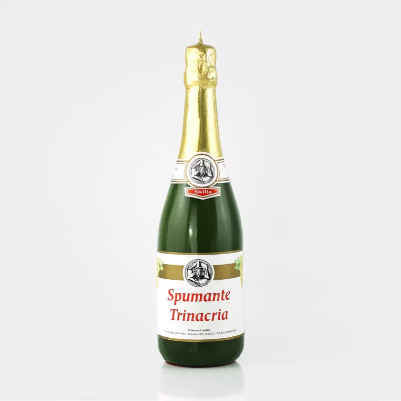 Spumante bottle candle 🍾