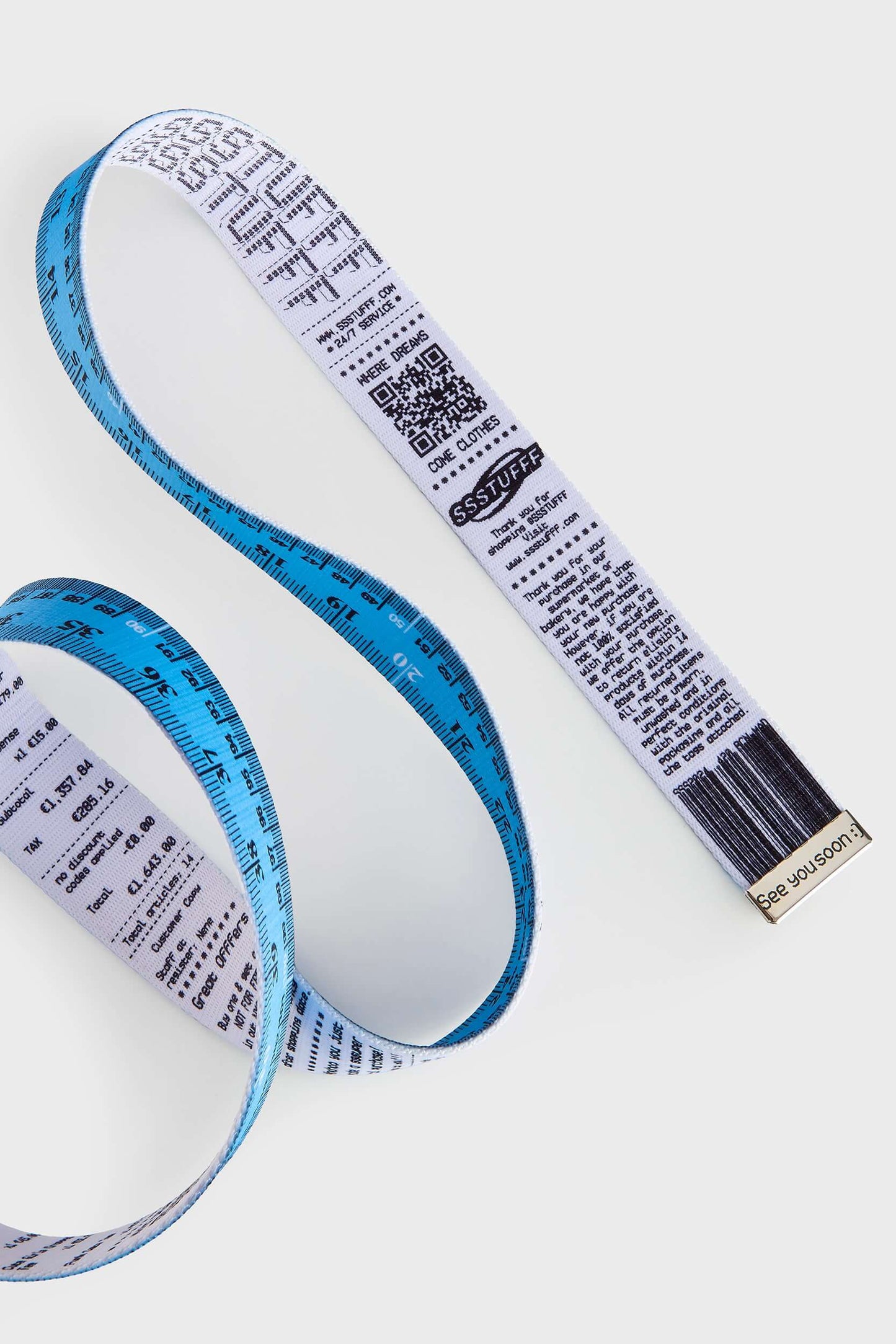 Inch/receipt belt
