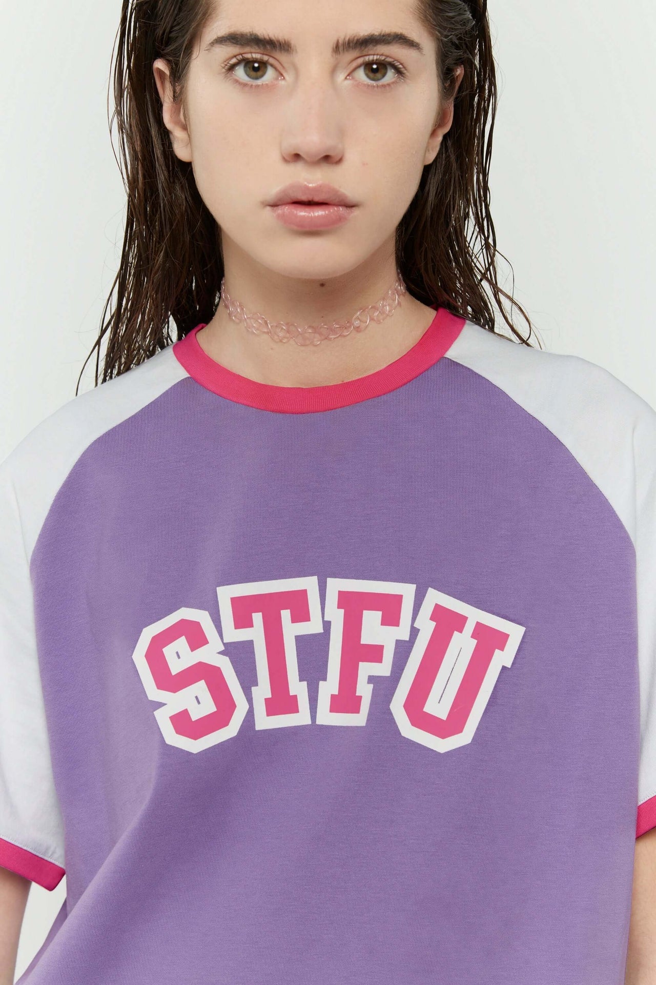 STFU crop tee