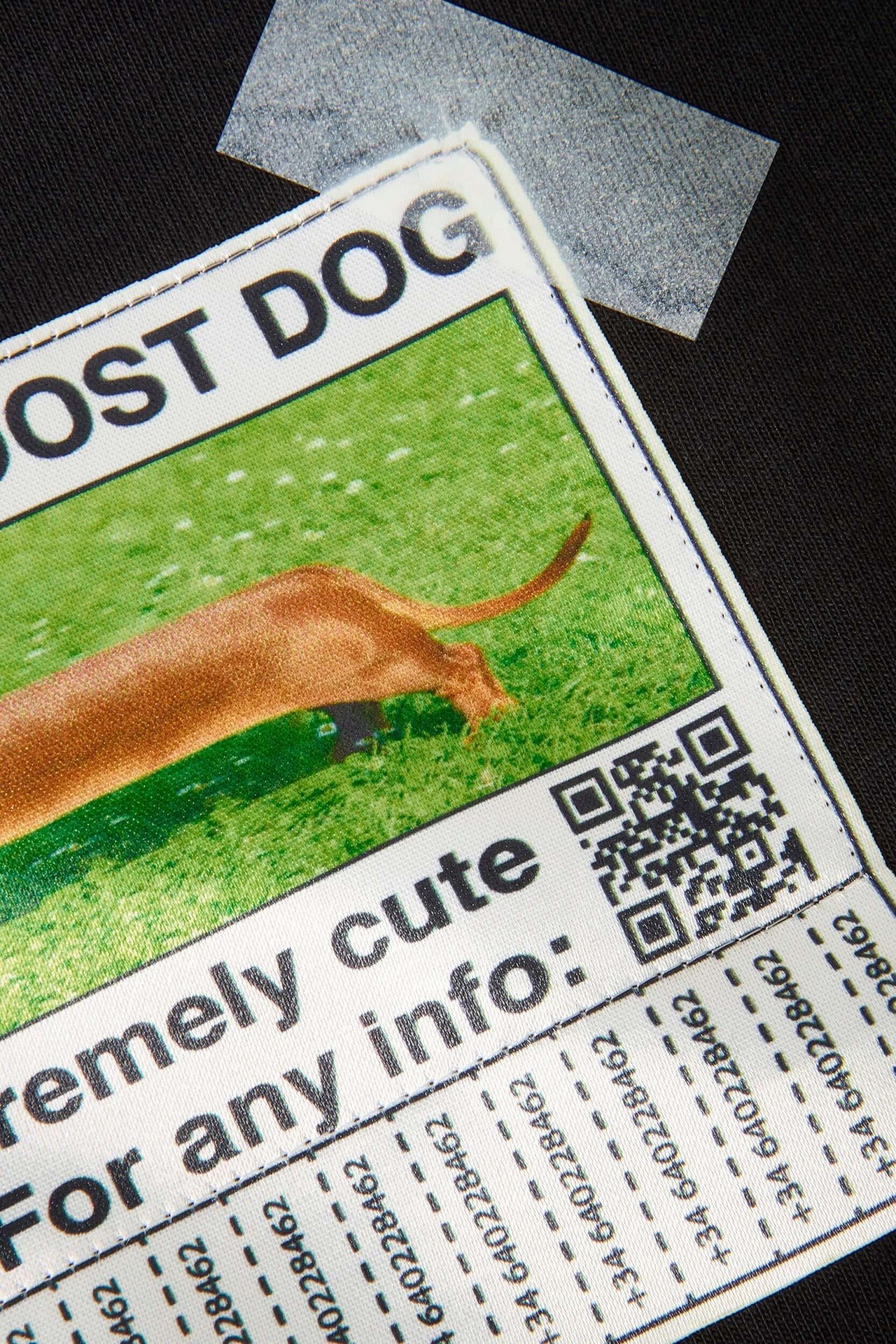 Lost Dog Tee Black