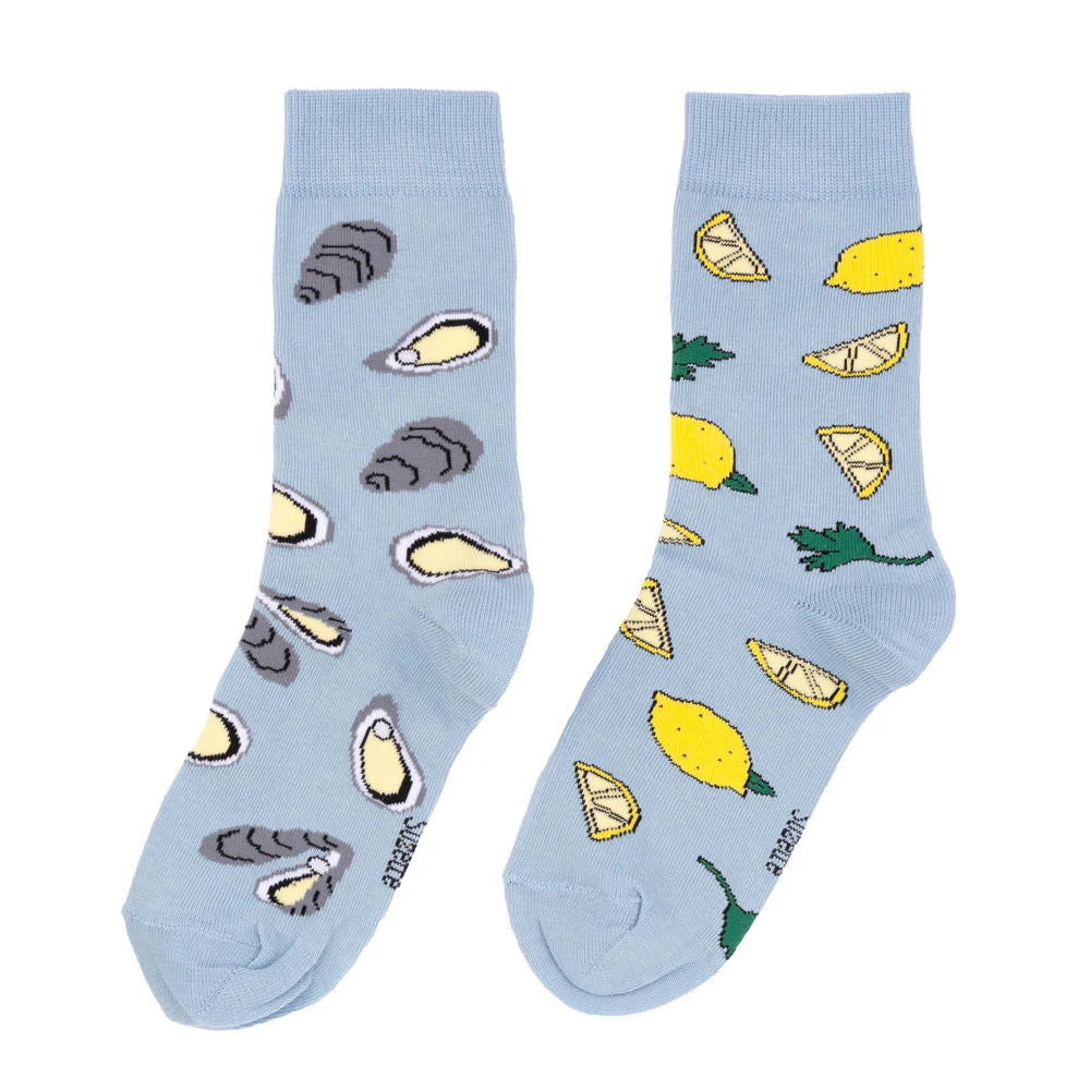 Oyster & lemon socks