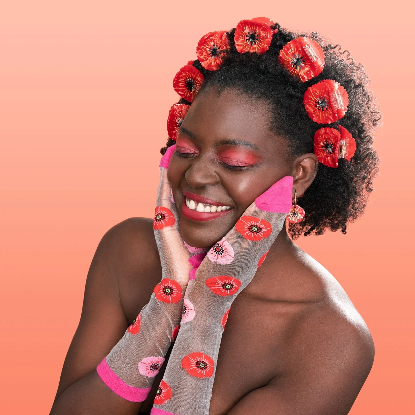 Poppy sheer socks