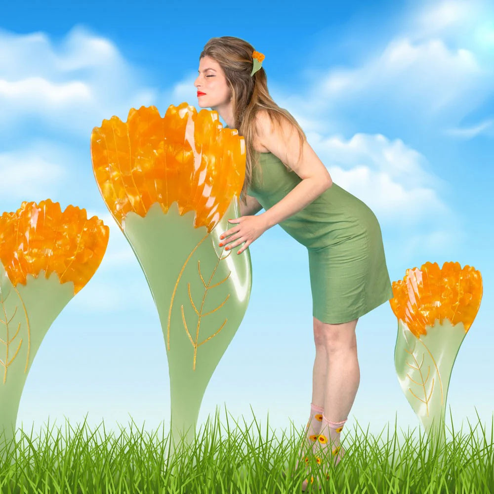 Calendula hair claw