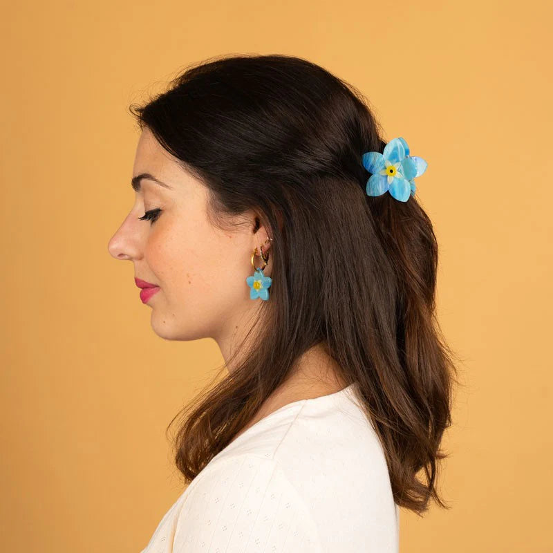 Forget me not hair claw