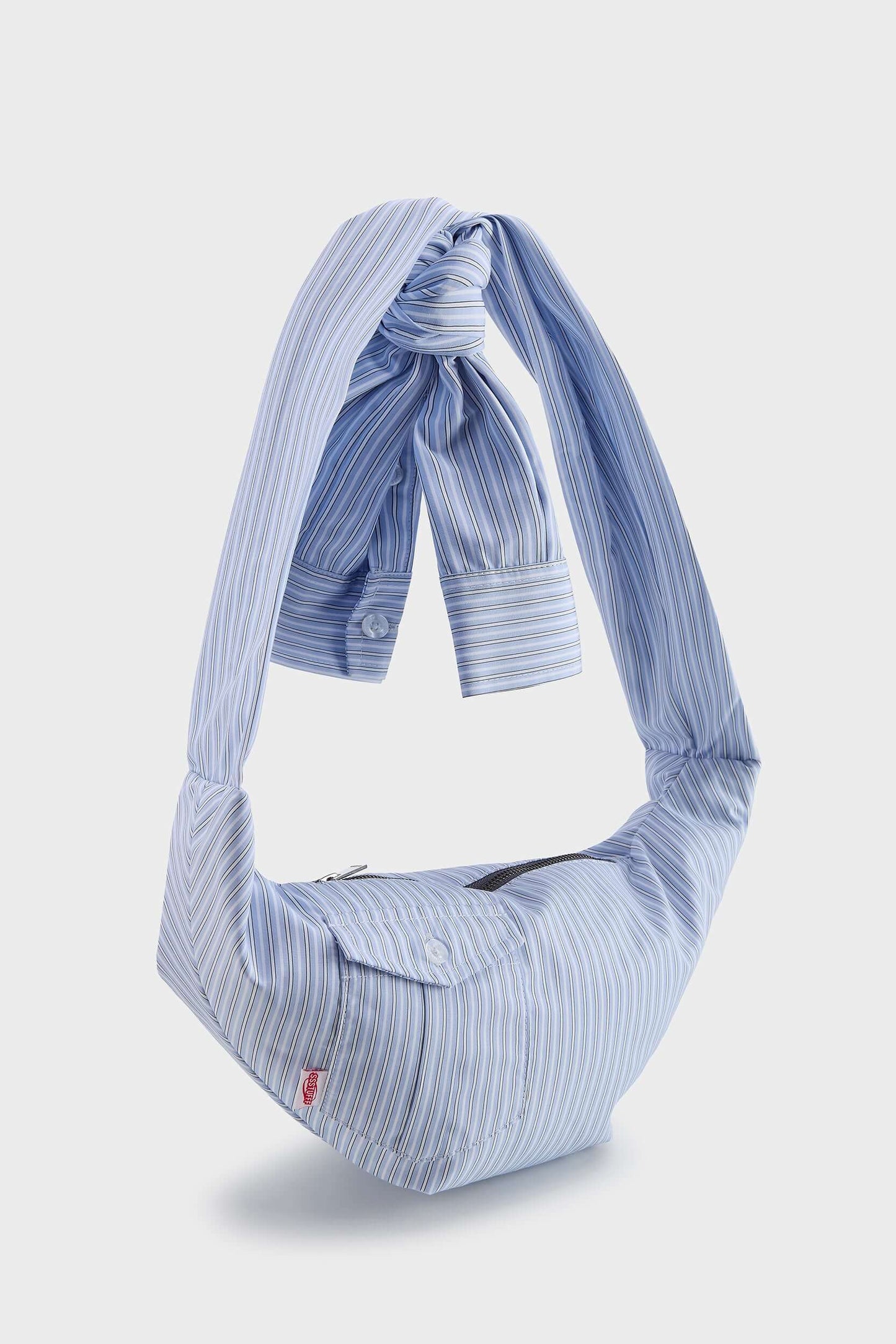 Stripe shirtsleeve bag mini