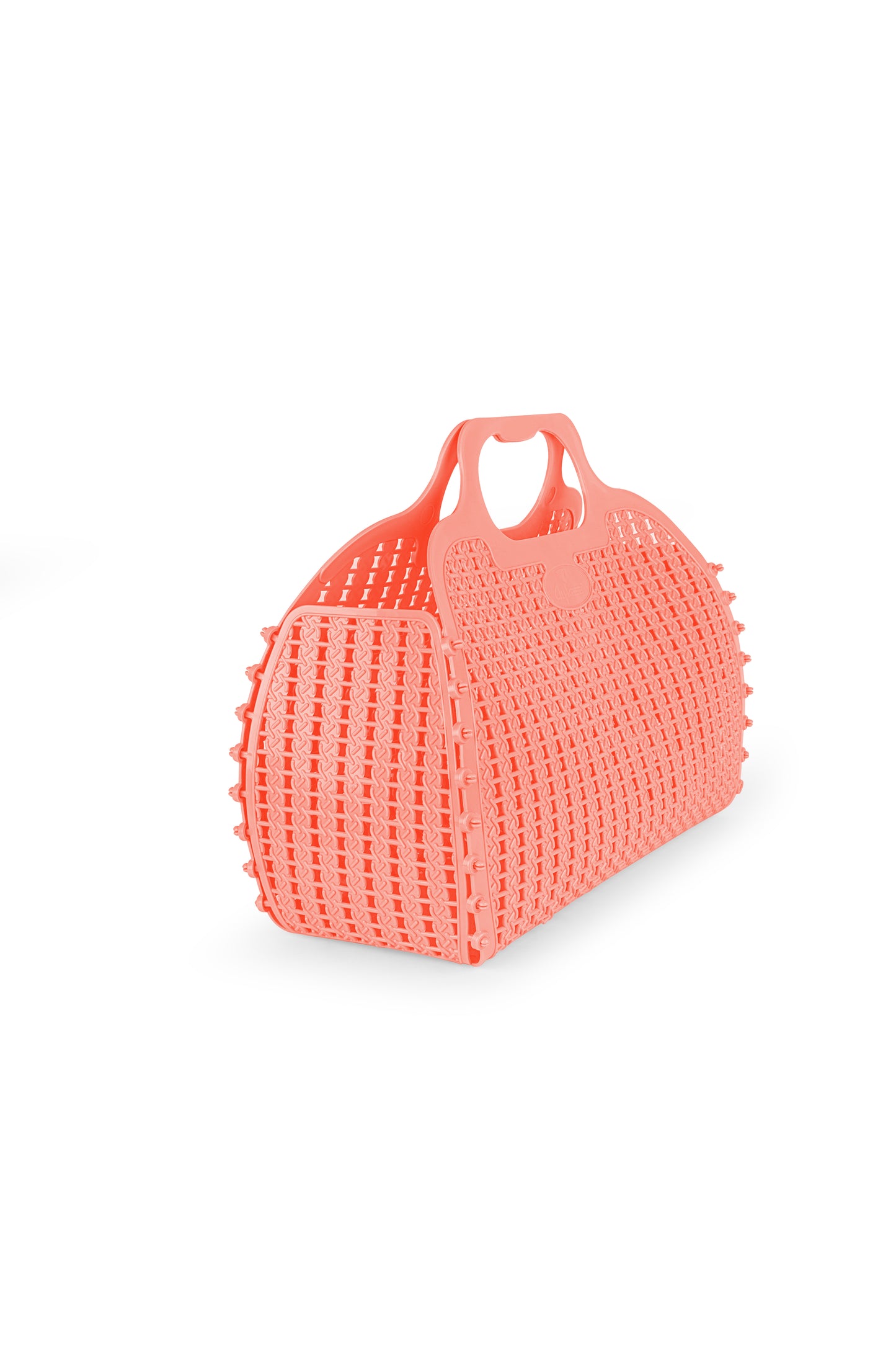 Maxi foldable bag - salmon pink