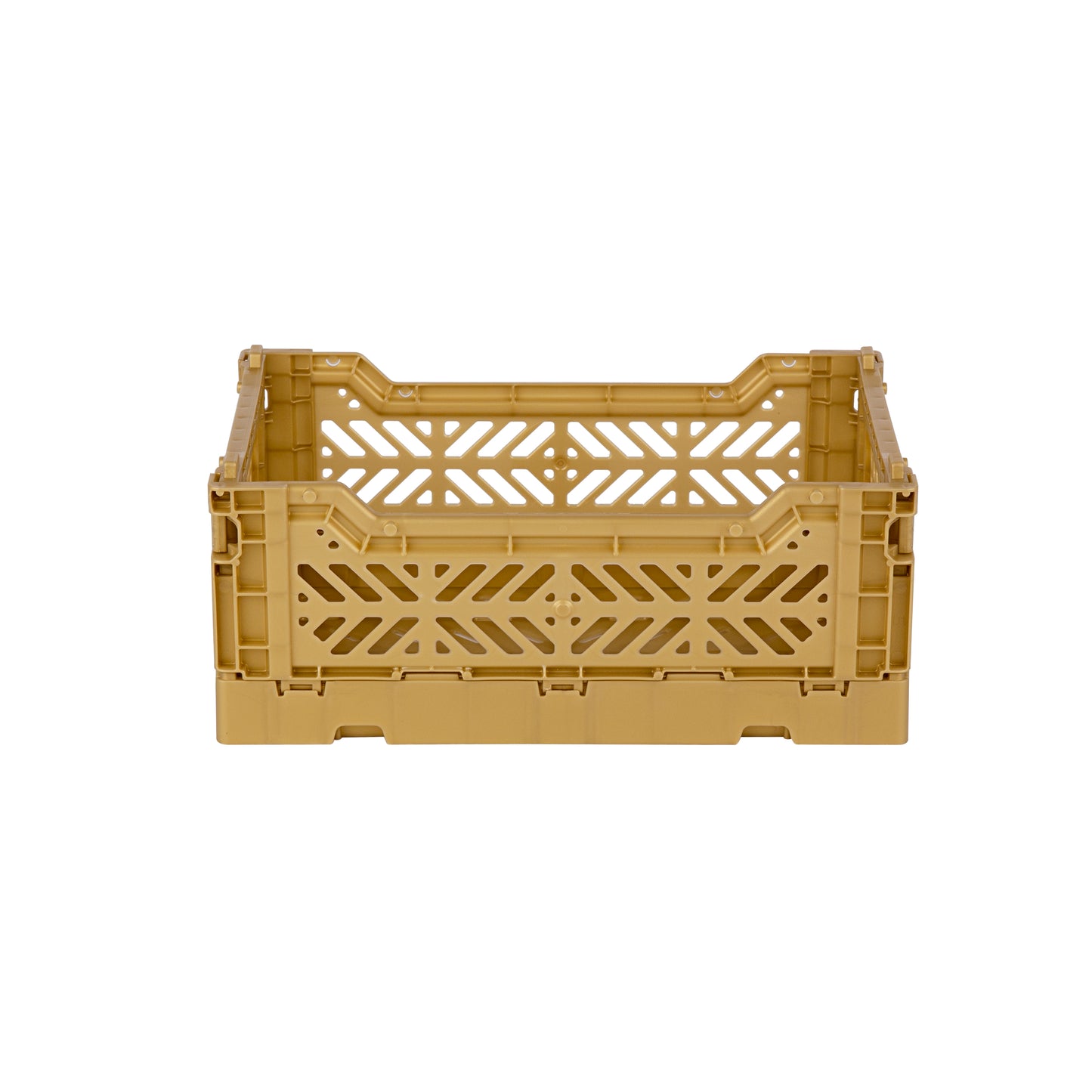 Mini foldable crate - gold