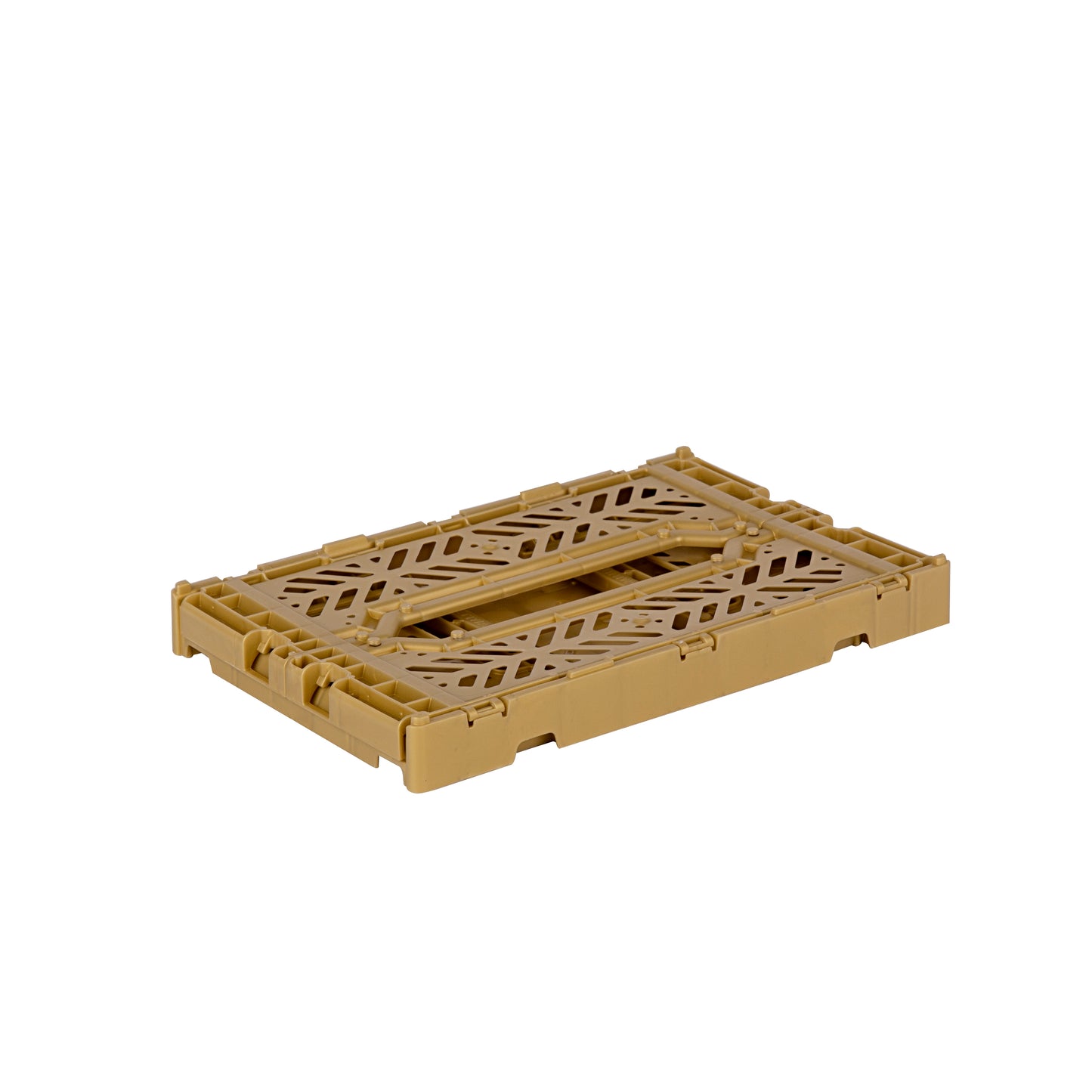Mini foldable crate - gold