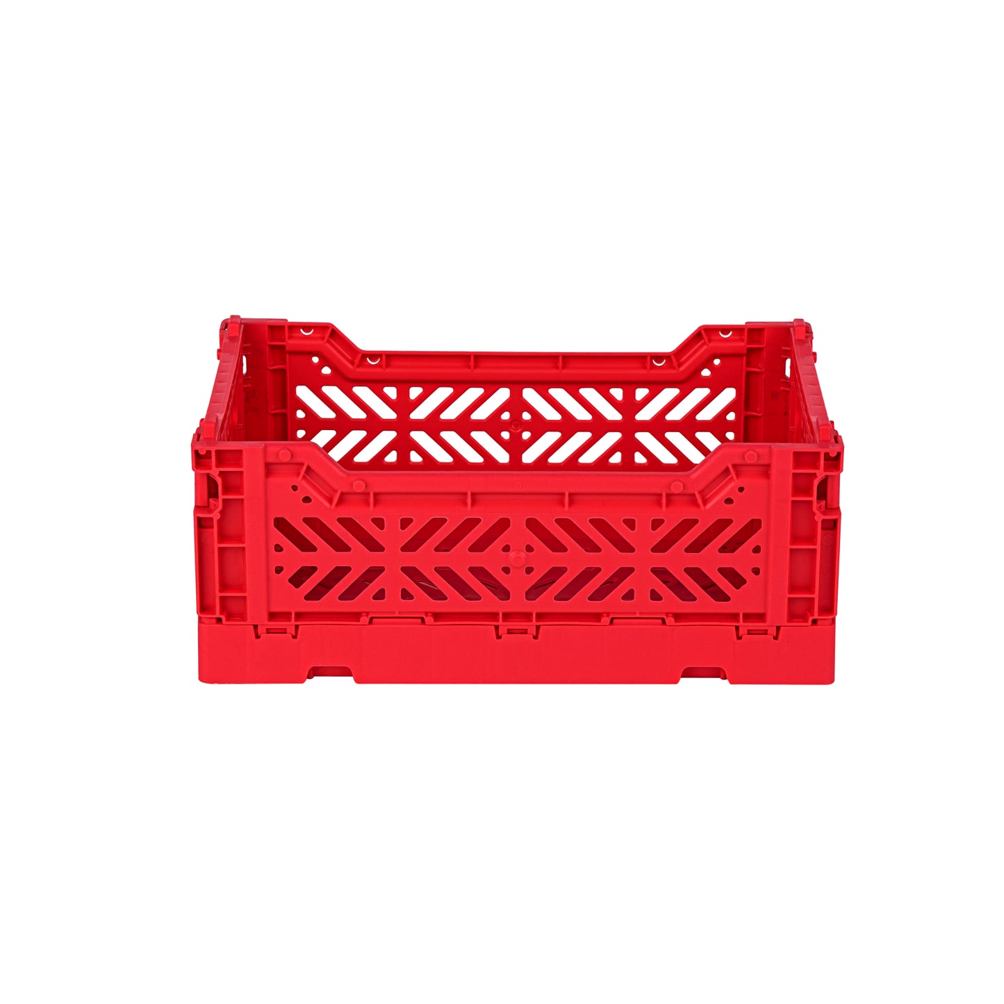 Mini foldable crate - red