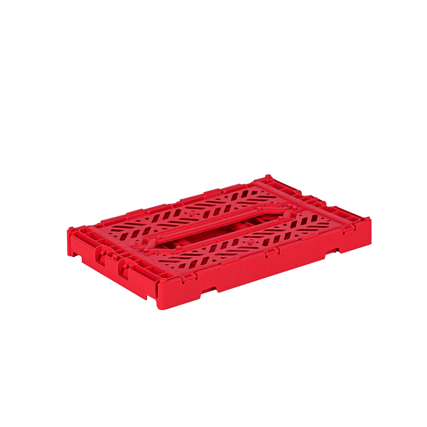 Mini foldable crate - red