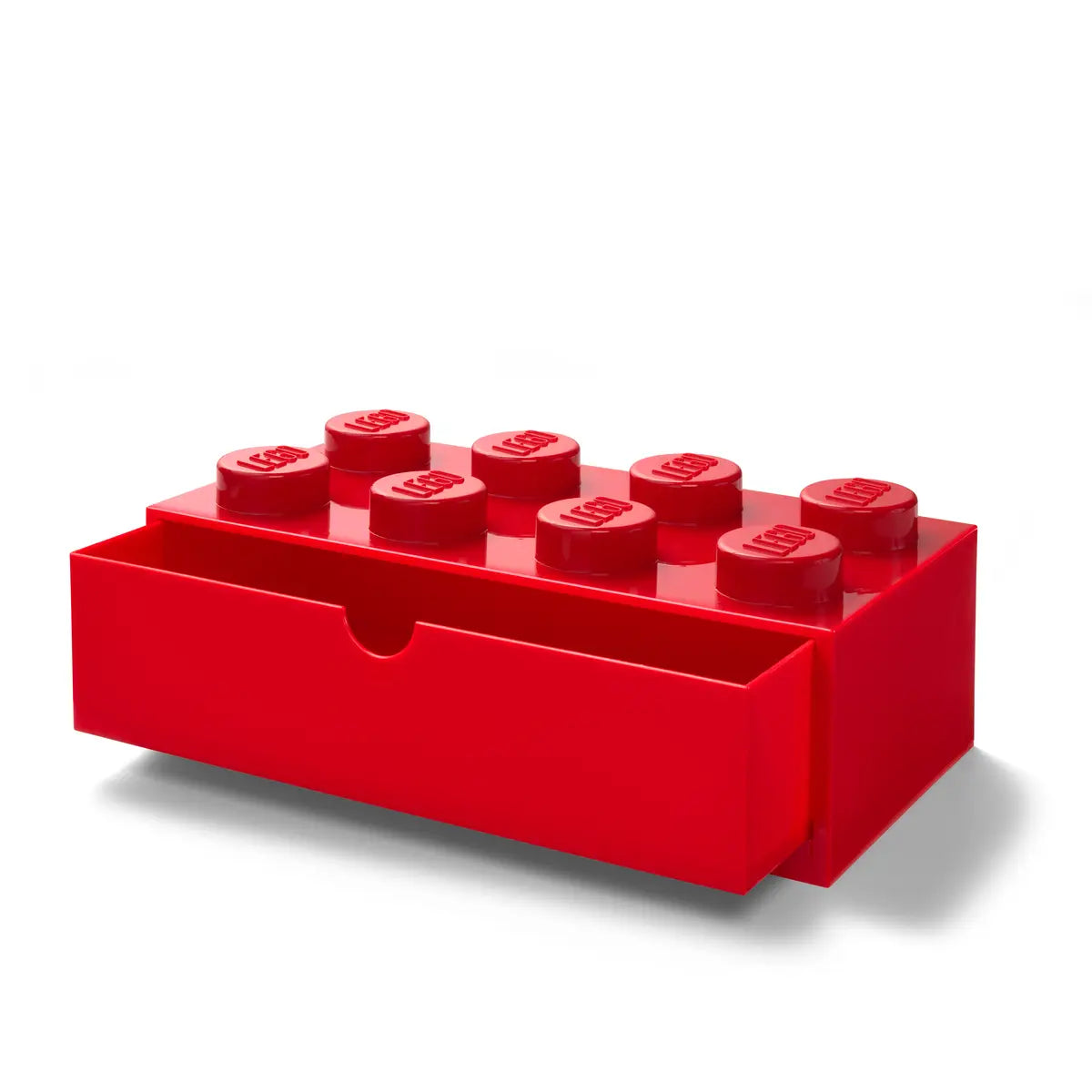 8-Stud Desk Drawer – Red