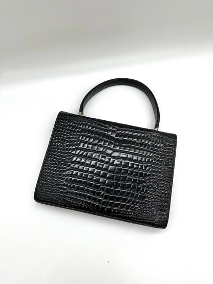 Black vintage handbag