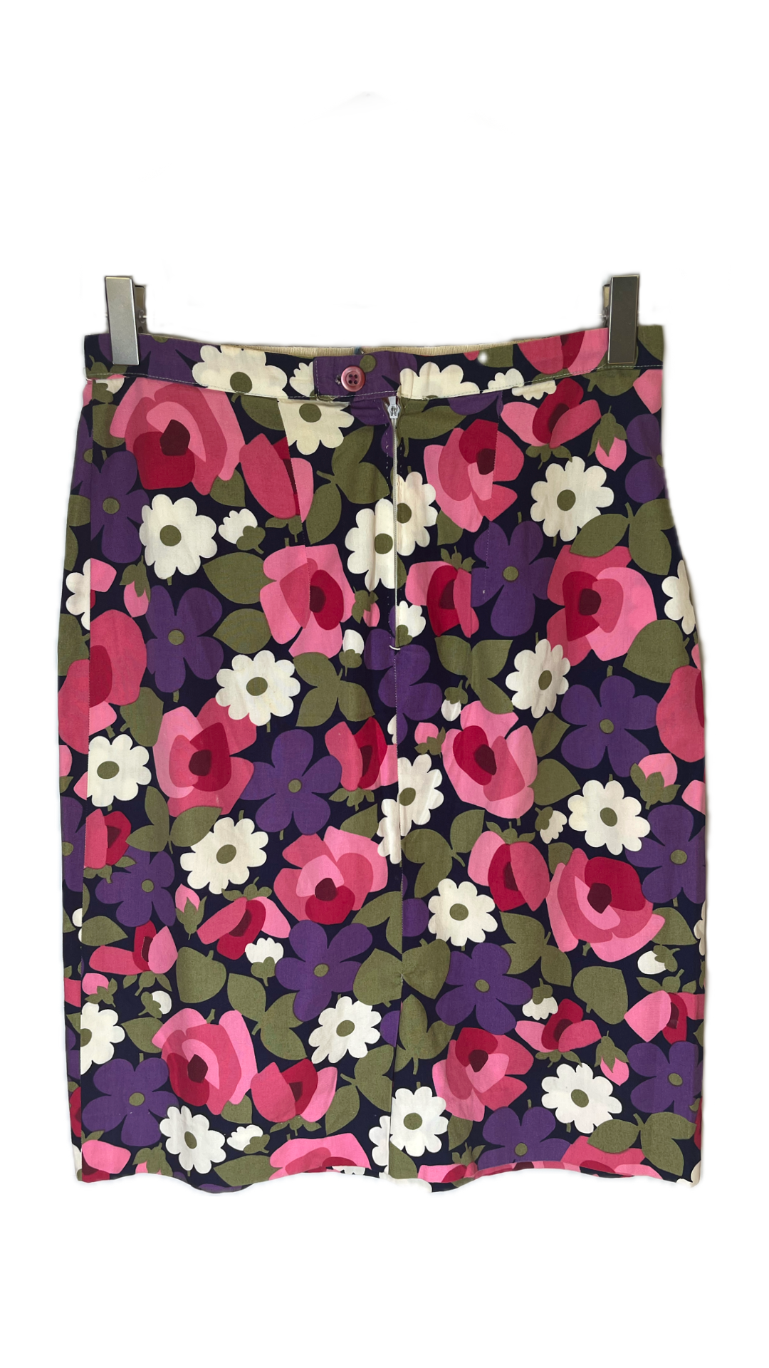 Floral cotton skirt