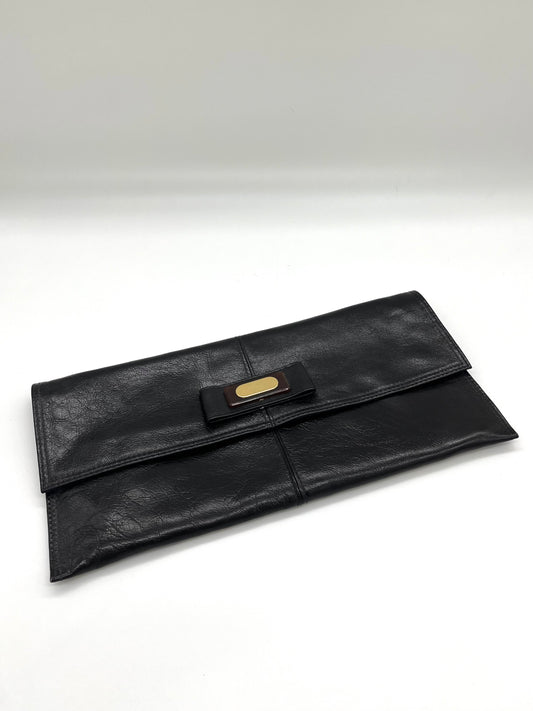 Vintage envelope leather bag