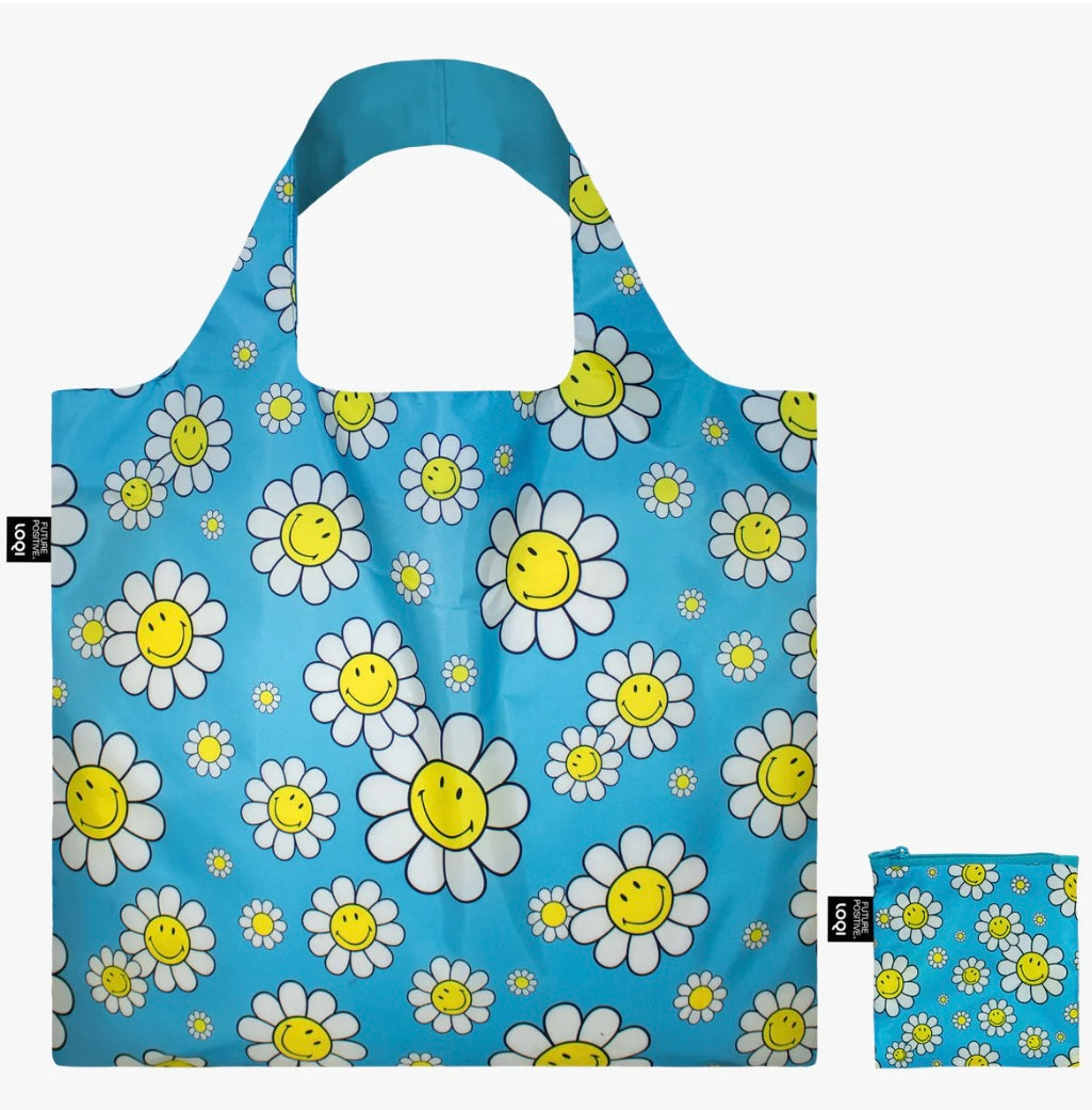 SMILEY Flowers Aquarius Recycled Bag