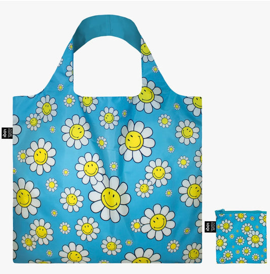 SMILEY Flowers Aquarius Recycled Bag