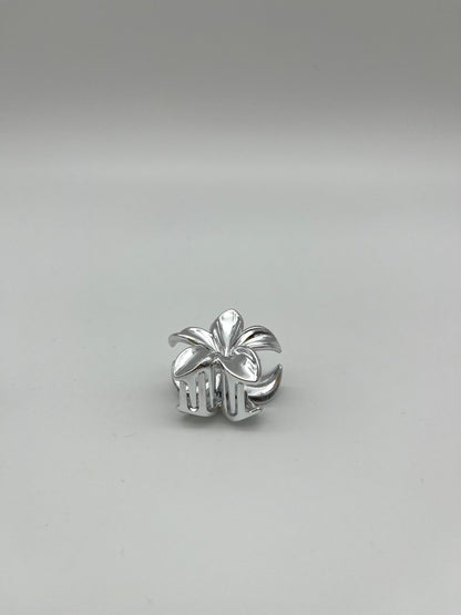 Flower clammer silver