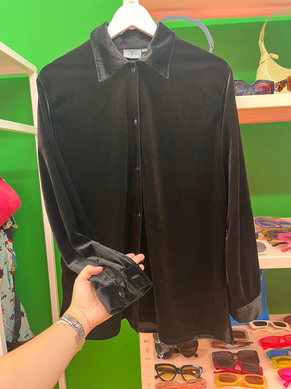 Velvet black shirt