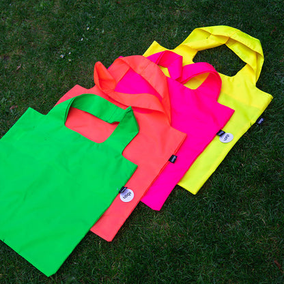 Neon Pink Recycled Bag