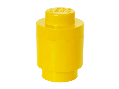 1-Stud Round Storage Brick – Yellow