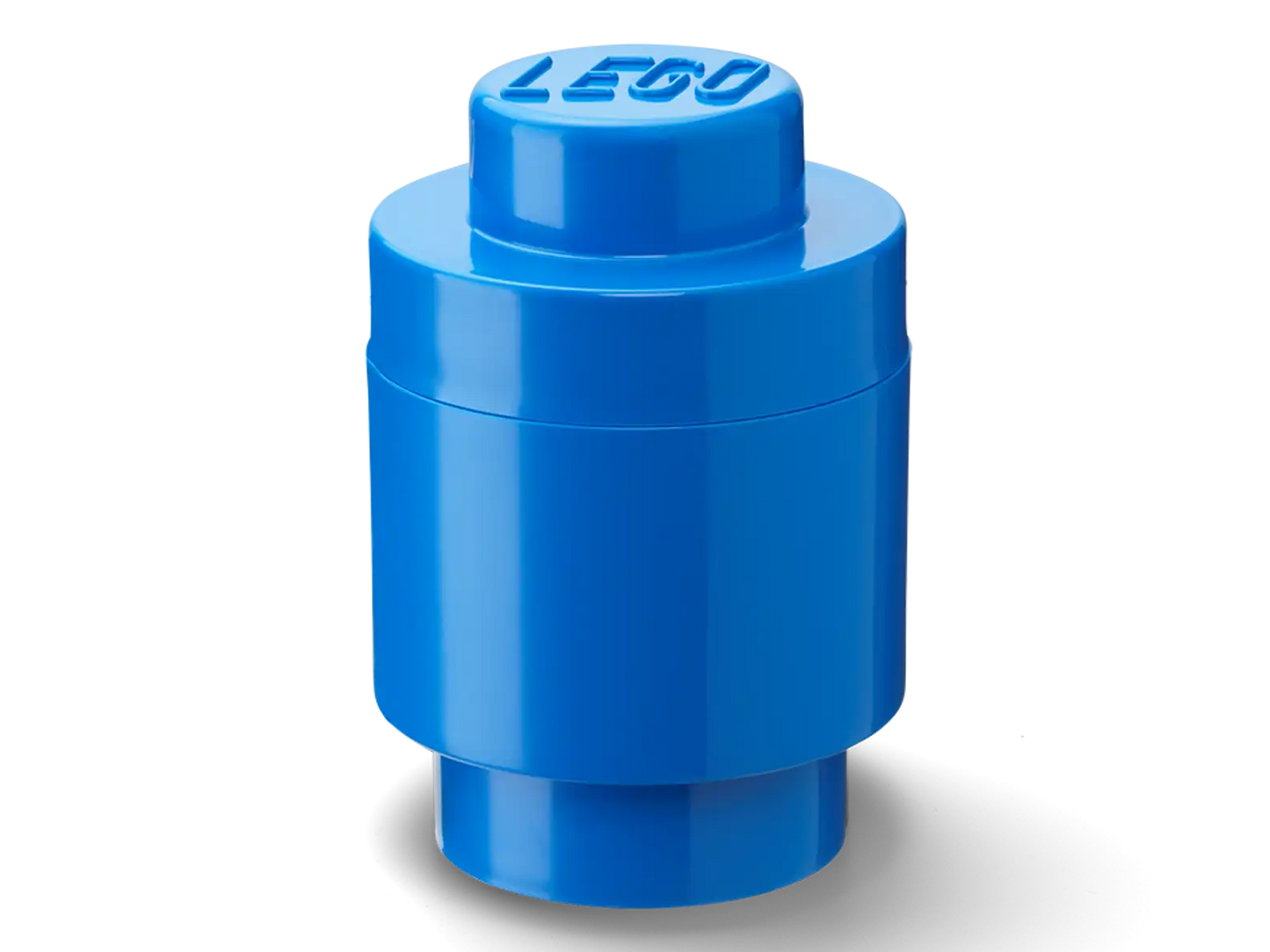 1-Stud Round Storage Brick – Blue