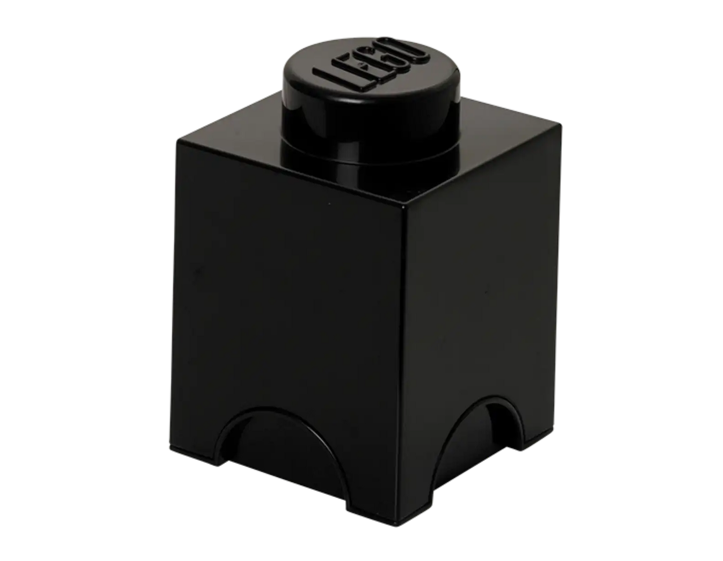 Storage Brick 1-Stud – Black