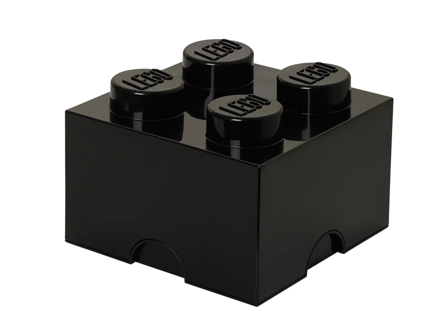 4-Stud Storage Brick – Black