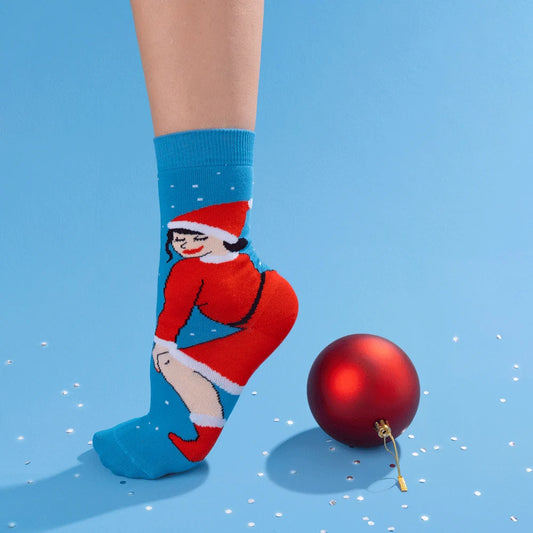 Santa Claus Lady socks 🧑‍🎄