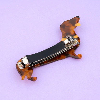 Dachshund french barrette