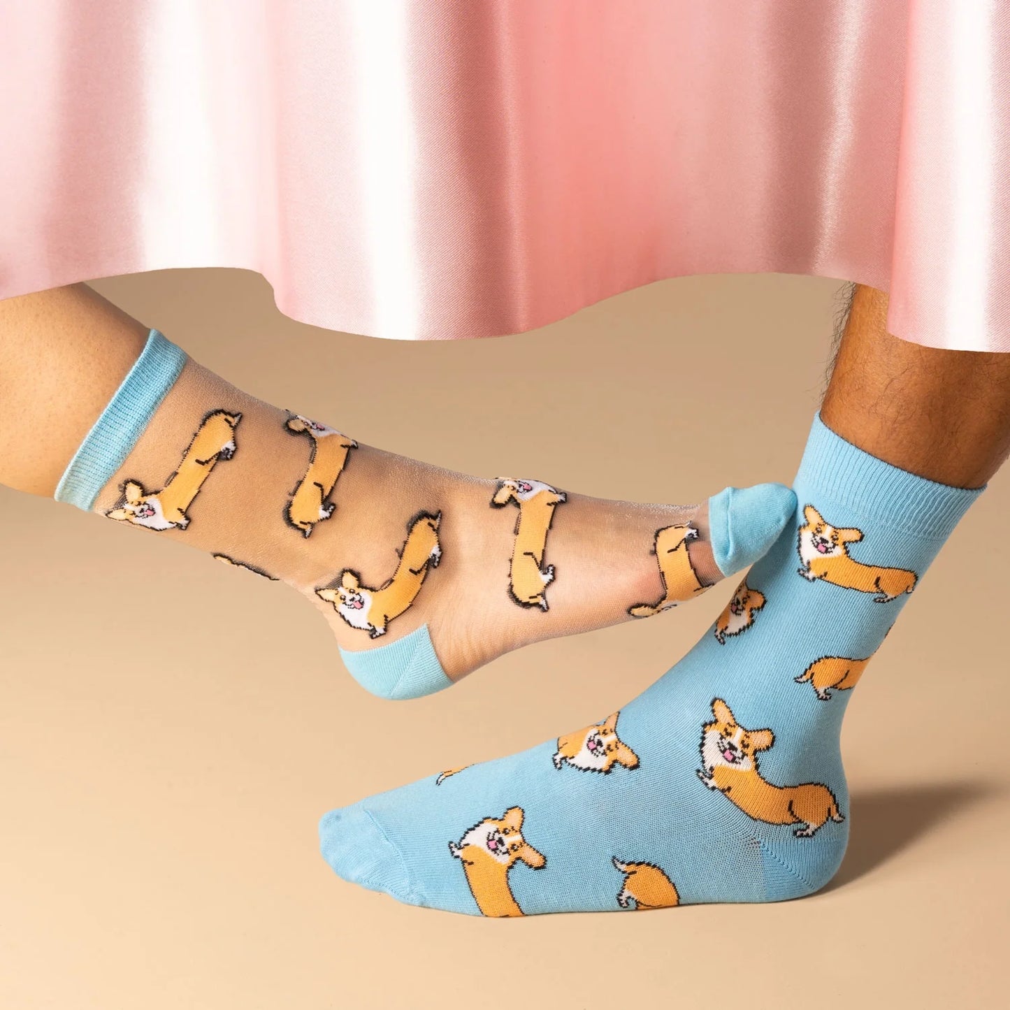 Corgi sheer socks