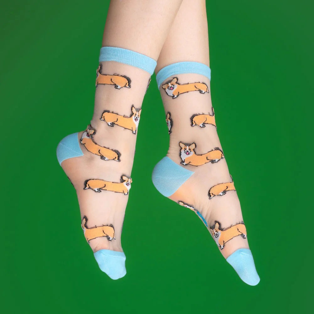 Corgi sheer socks