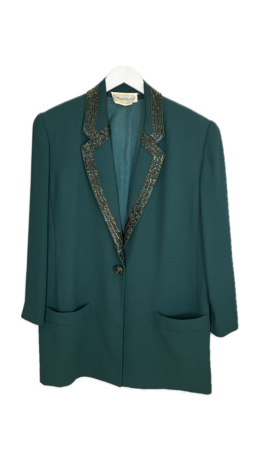 Emerald blazer with details