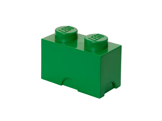 2-Stud Storage Brick – Green