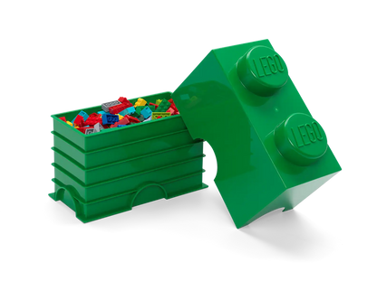 2-Stud Storage Brick – Green