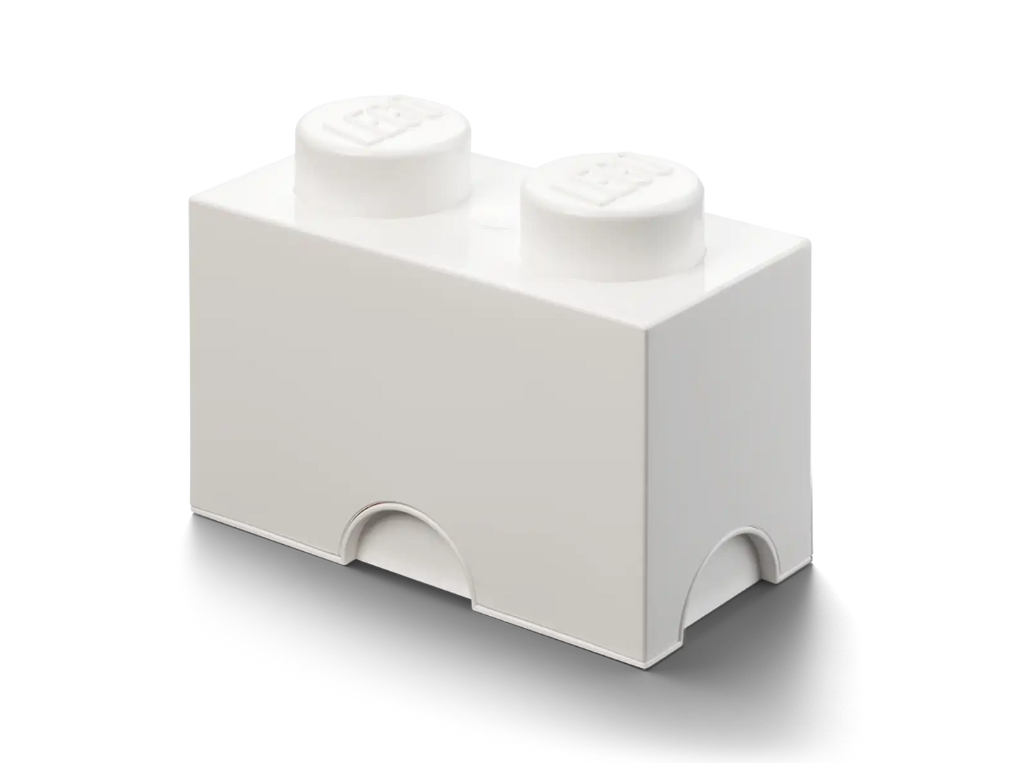 2-Stud Storage Brick - White