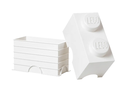 2-Stud Storage Brick - White