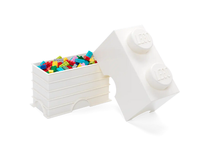 2-Stud Storage Brick - White