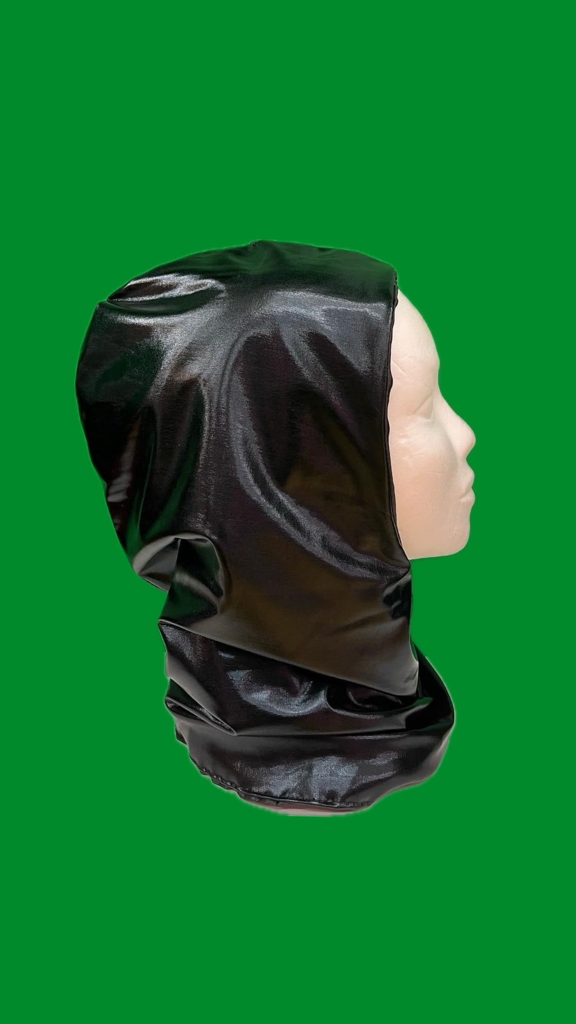 Metallic black balaclava