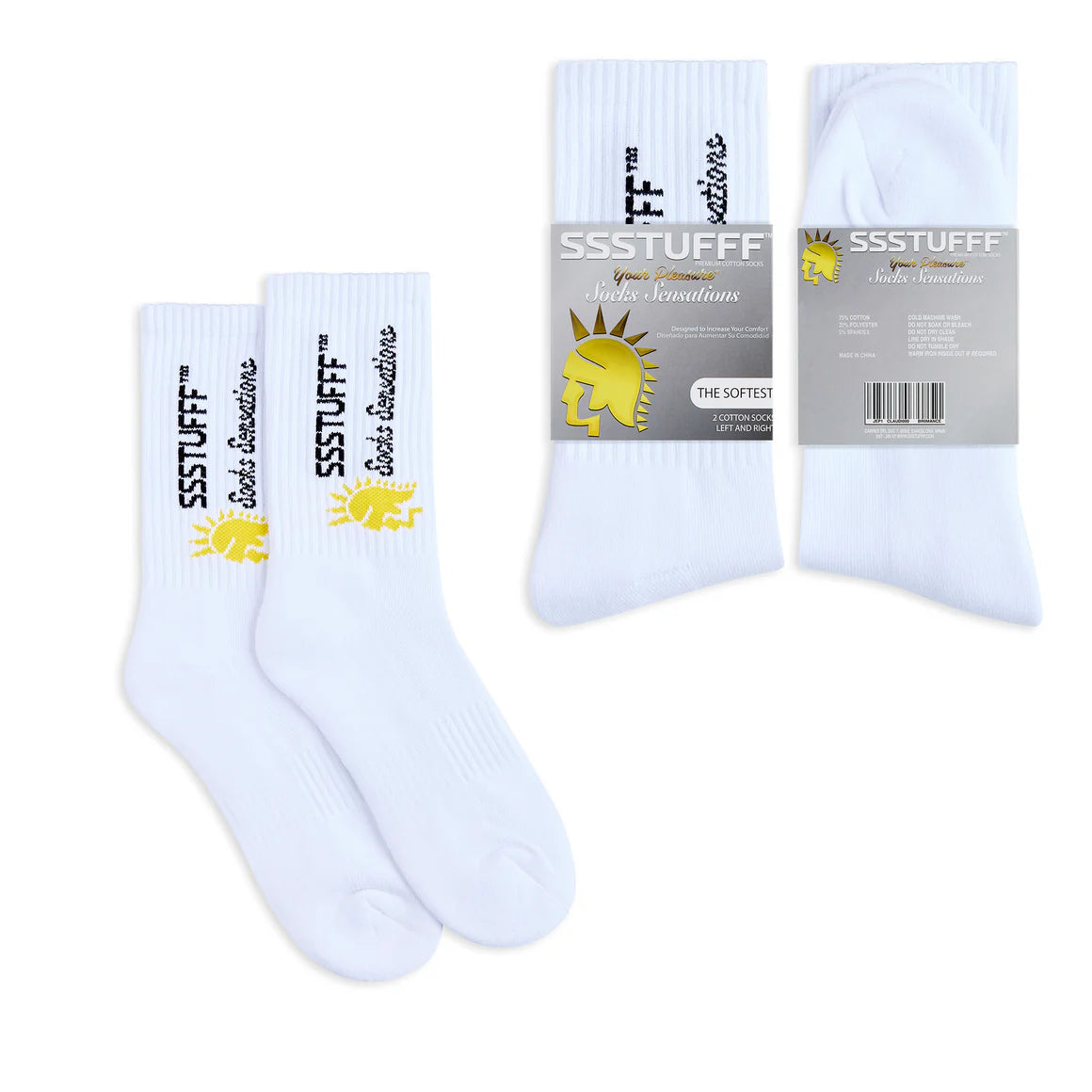 Your Pleasure Socks White