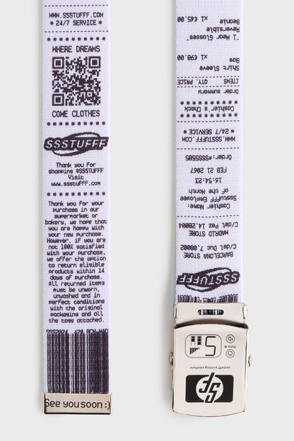 Inch/receipt belt
