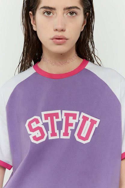 STFU crop tee
