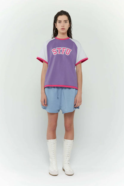 STFU crop tee