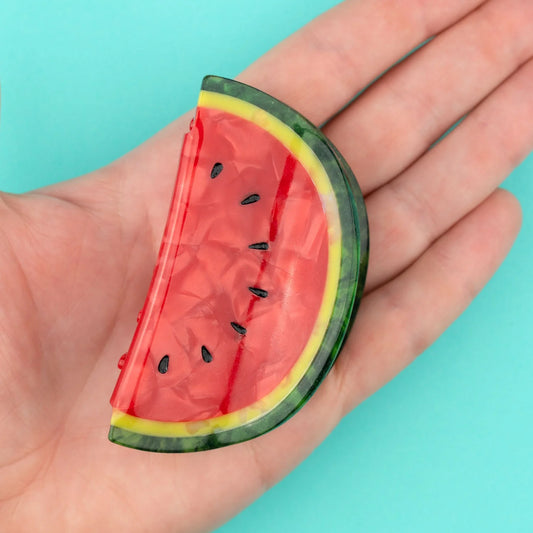 Watermelon hair claw
